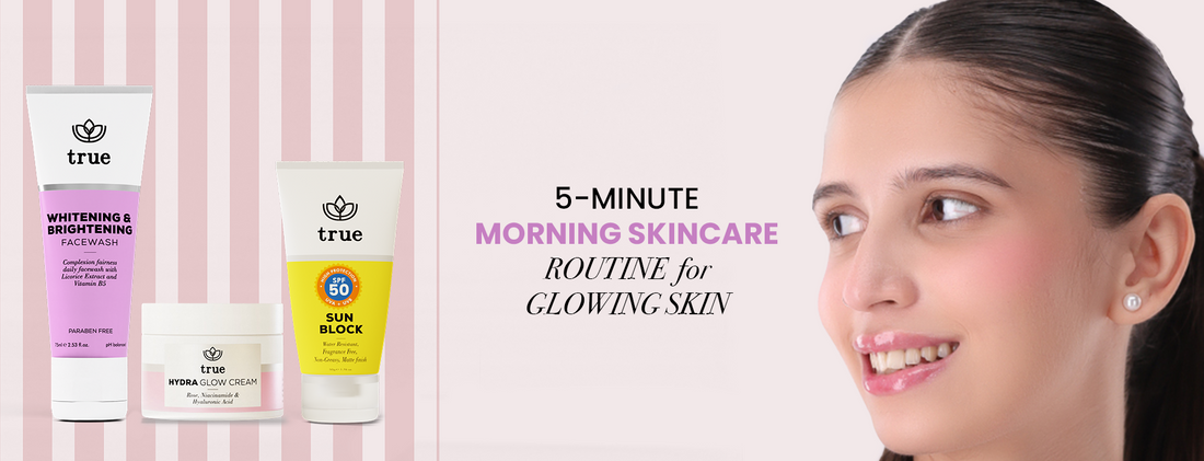 5 minute morning skincare routine