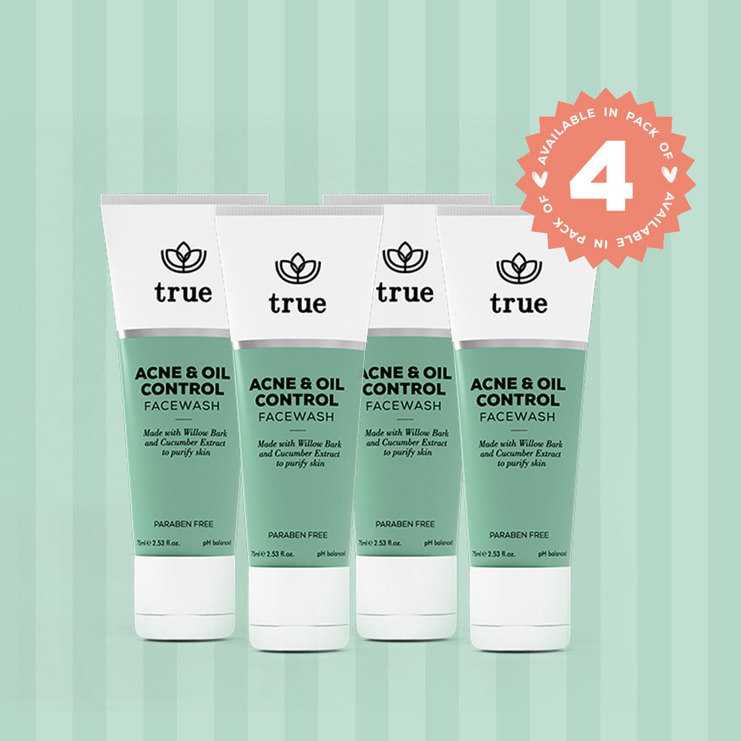 Acne & Oil Control Face Wash Bundle (Pack of 4)