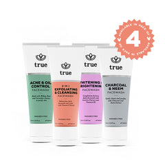 True Face Wash Variety Bundle (Pack of 4)